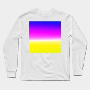 yellow white pink purple abstract texture Long Sleeve T-Shirt